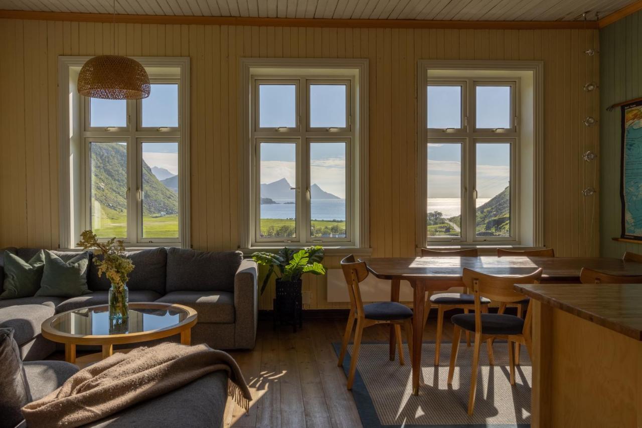 Feriehus Med Flott Havutsikt Ved Hauklandstranden Leknes Ngoại thất bức ảnh