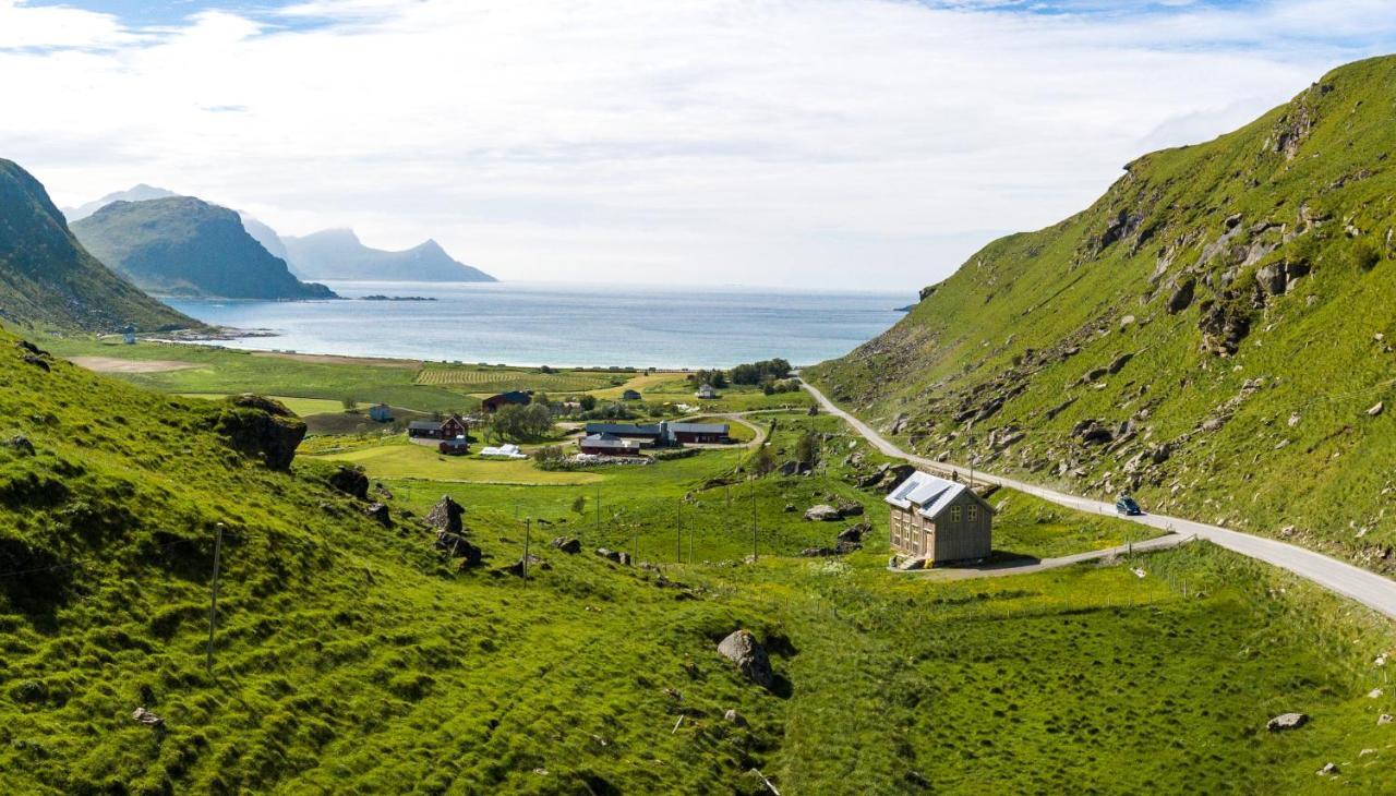 Feriehus Med Flott Havutsikt Ved Hauklandstranden Leknes Ngoại thất bức ảnh